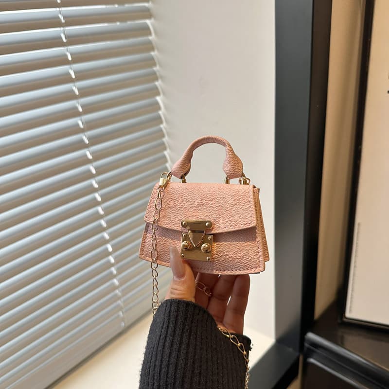 Printed Letter Mini 2026 Summer New Style Style Chain Simple Retro Fashion Aesthetic One-Shoulder Messenger Bag