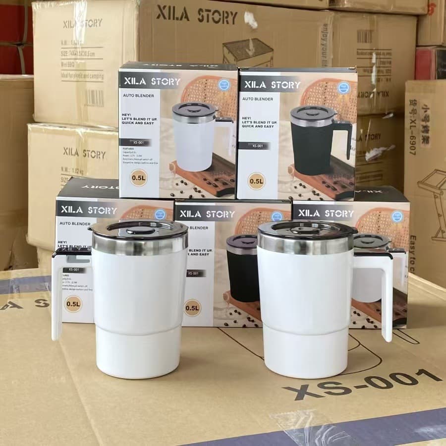 Automatic mixing cup, household intelligent temperature measuring magnetic cup, portable coffee cup, milkshake cup, fitness protein powder shaker cup