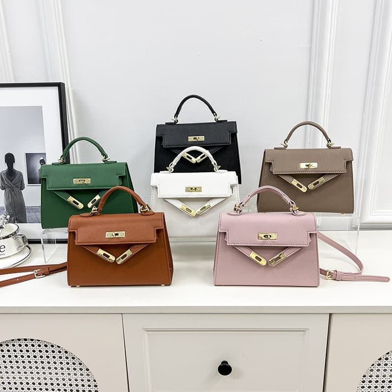 Fashionable Handheld Kelly Bag for Women 2025 New Style Premium Chic Shoulder Crossbody Bag Versatile Elegant Platinum Bag