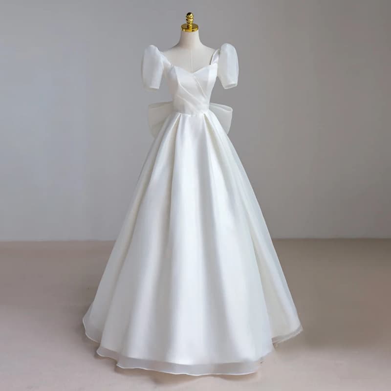 French light wedding dress 2026 new bride temperament simple forest style travel photo fairy temperament welcome dress evening dress