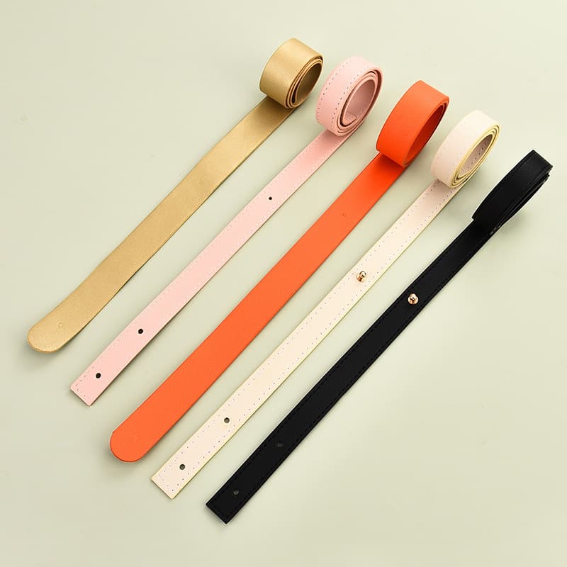 Custom Colored Leather Handles with Gift Box for Wine Cases, Shoulder Straps, and Crossbody Bags