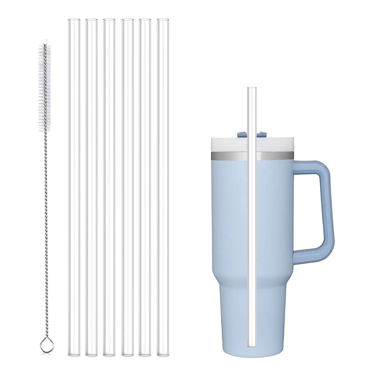 Cross-border Stanley Insulated Cup Straw Set Stanley 30 40oz Car Cup Ice Tumbler Straw Brush Accessories