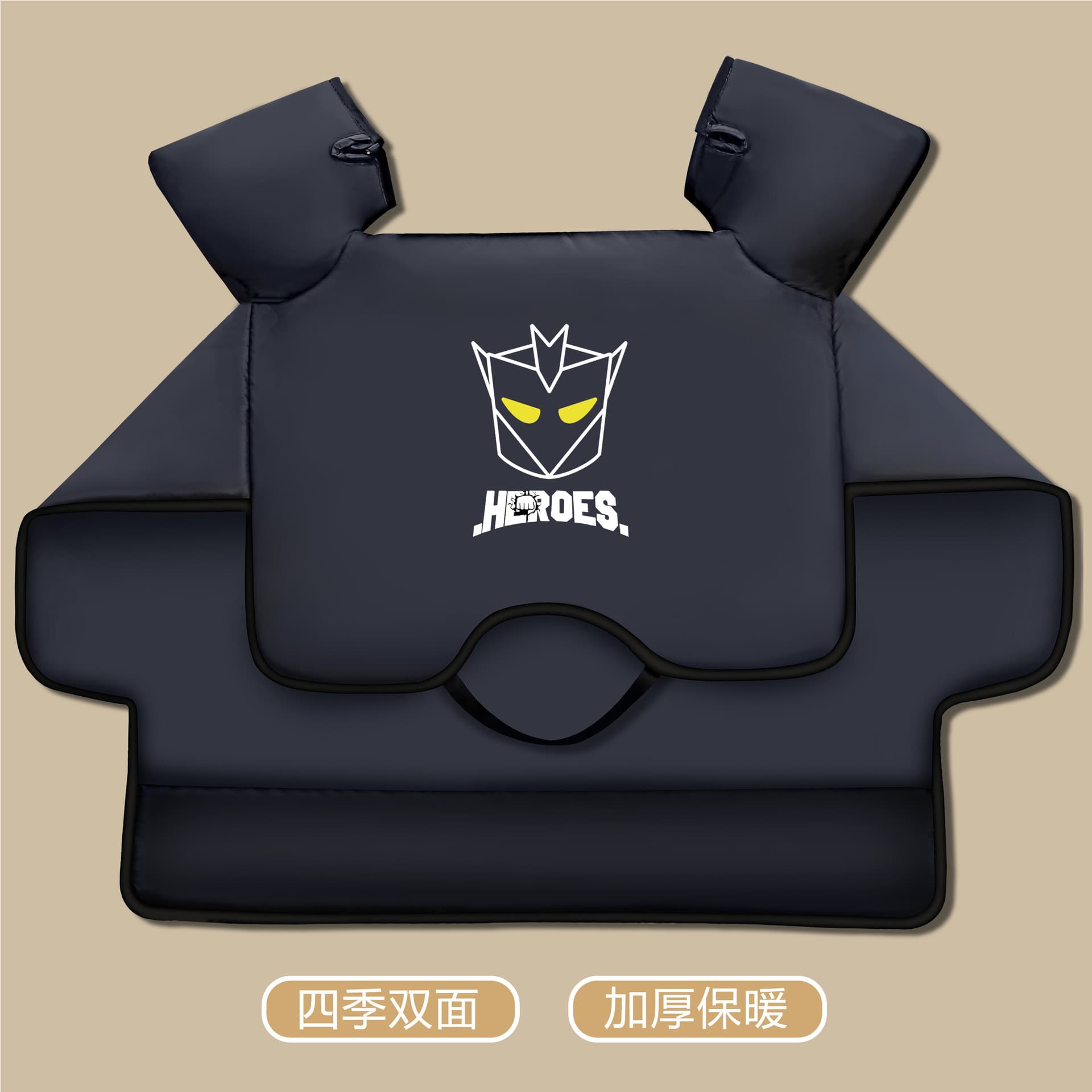 Dual-Sided Waterproof Electric Scooter Windshield Cover Autumn/Winter Fleece-Lined Thickened Battery Motorcycle Windproof Full Coverage Rain Shield Winter