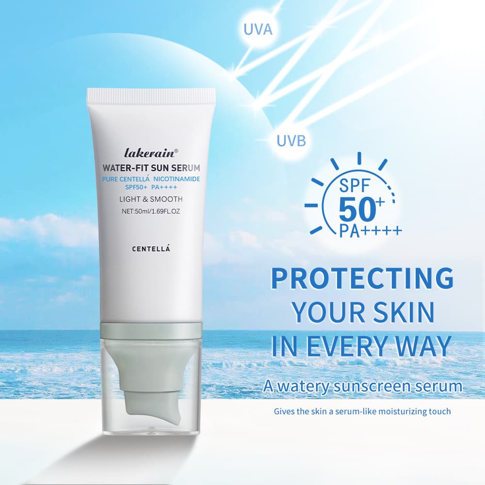 Cross-border Lakerain Refreshing Protective Cream - Centella Herbal Plant-Based Protection, Hydrating and Light Essence Cream