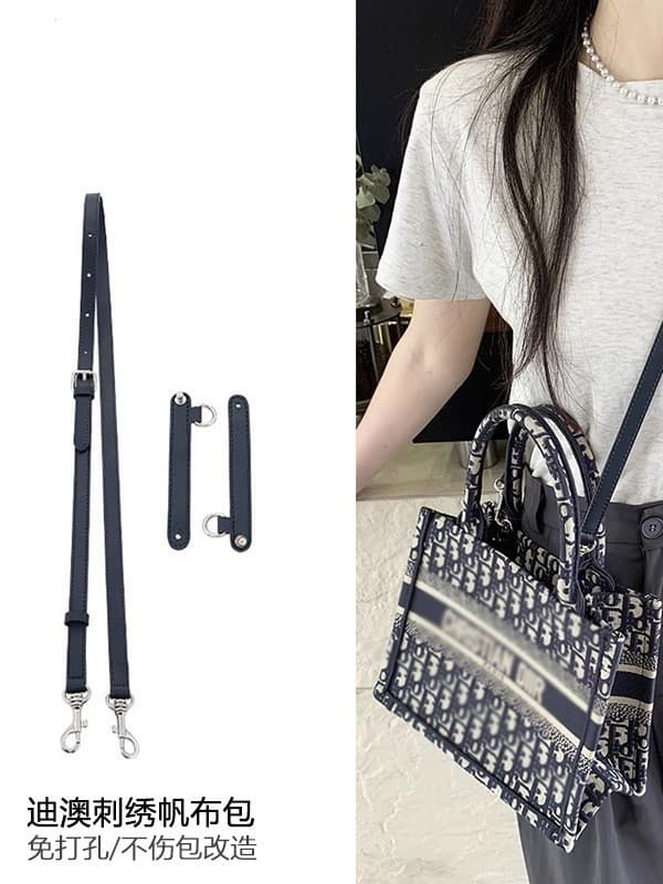 Factory Direct Fits Di Tote Bag Strap Embroidered Monogram Canvas Bag Shoulder Strap Tote Bag Modification Crossbody Strap