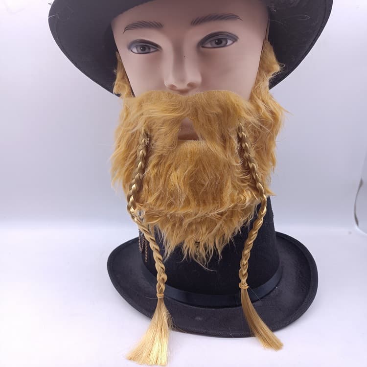 Factory Direct Shaped Beard Fake Beard Prop Realistic Beard Party Costume Beard Plush Beard
