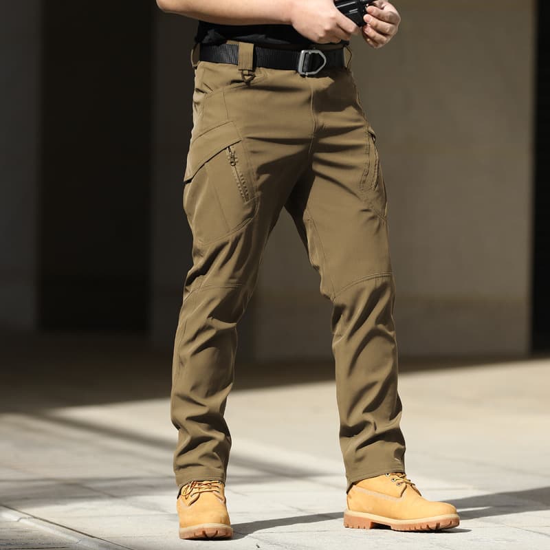 IX9 Tactical Cargo Pants Training Pants Commute Stretch Waterproof Export Pants Multi-Pocket Outdoor All Seasons