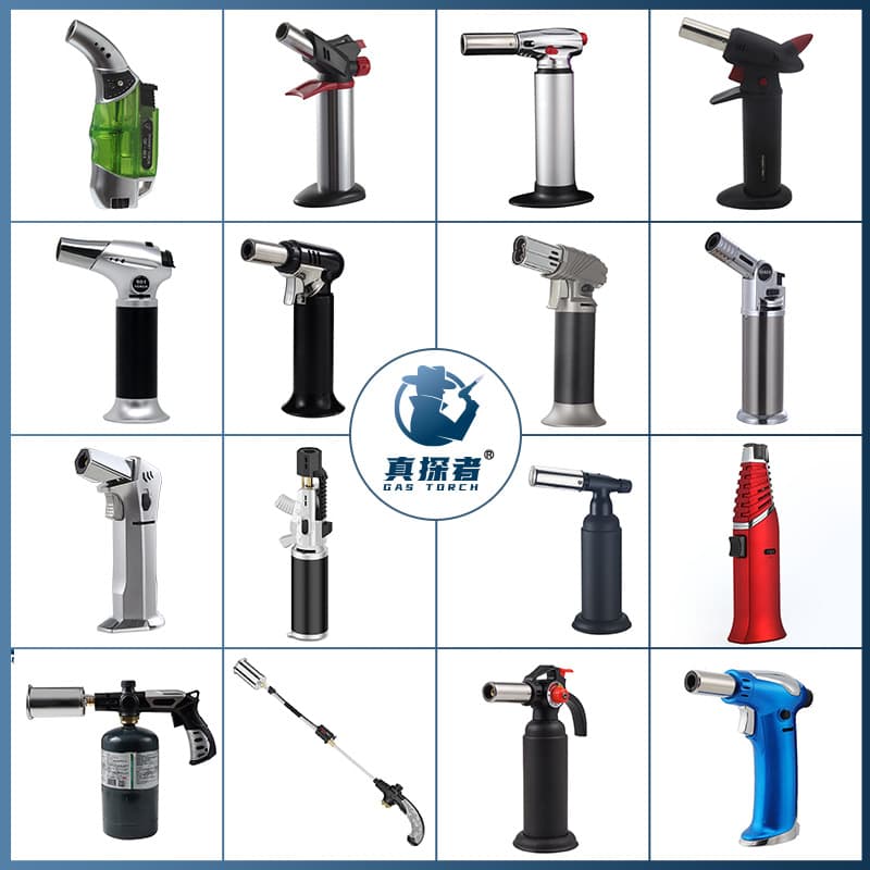 True Explorer Outdoor BBQ Blow Torch Windproof Cartridge Lighter Gas Gun for Singeing Pig Hair