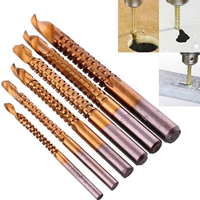 Factory High-Speed Steel Saw Drill Bit Set for Woodworking, Hole Saw Drill Bits for Wood, Expansion and Grooving