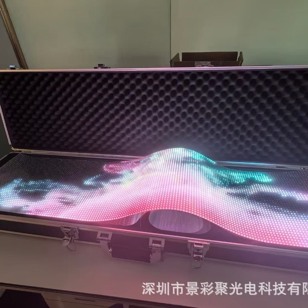 P8 Crystal Film Screen with Integrated Driver - High Transparency, Easy Installation