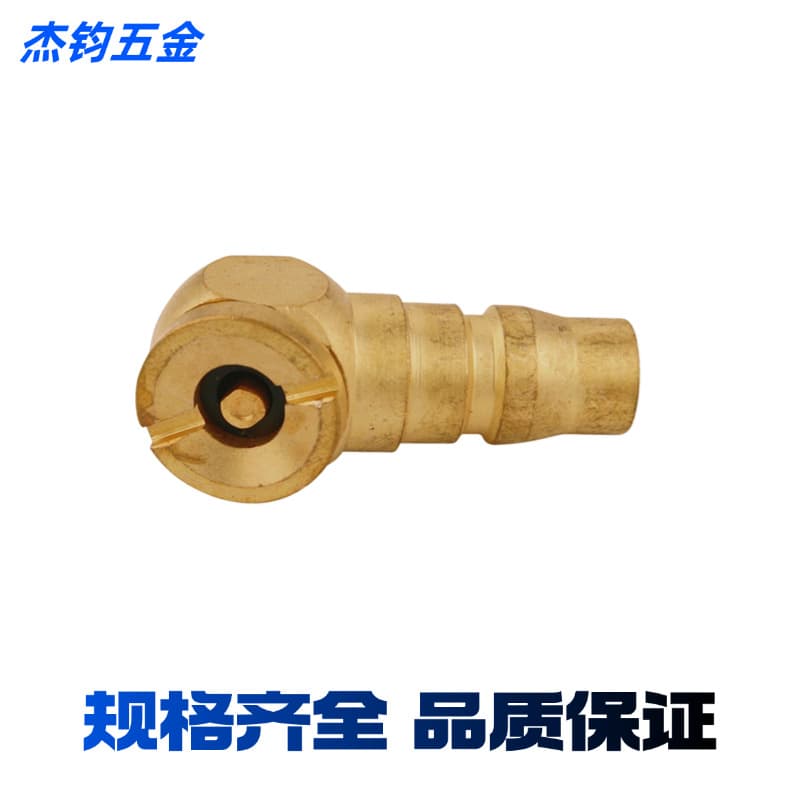 Round Head Inflation Nozzle Pneumatic Connector Tire Inflation Tool for Trucks and Cars, Full Brass or Zinc Alloy Inflation Nozzles