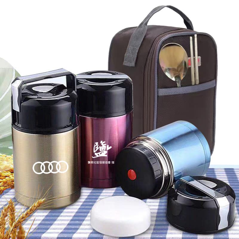 304 Stainless Steel Vacuum Thermal Steaming Pot, Large Capacity Portable Porridge Cooking Jar, Customizable Gift Pot