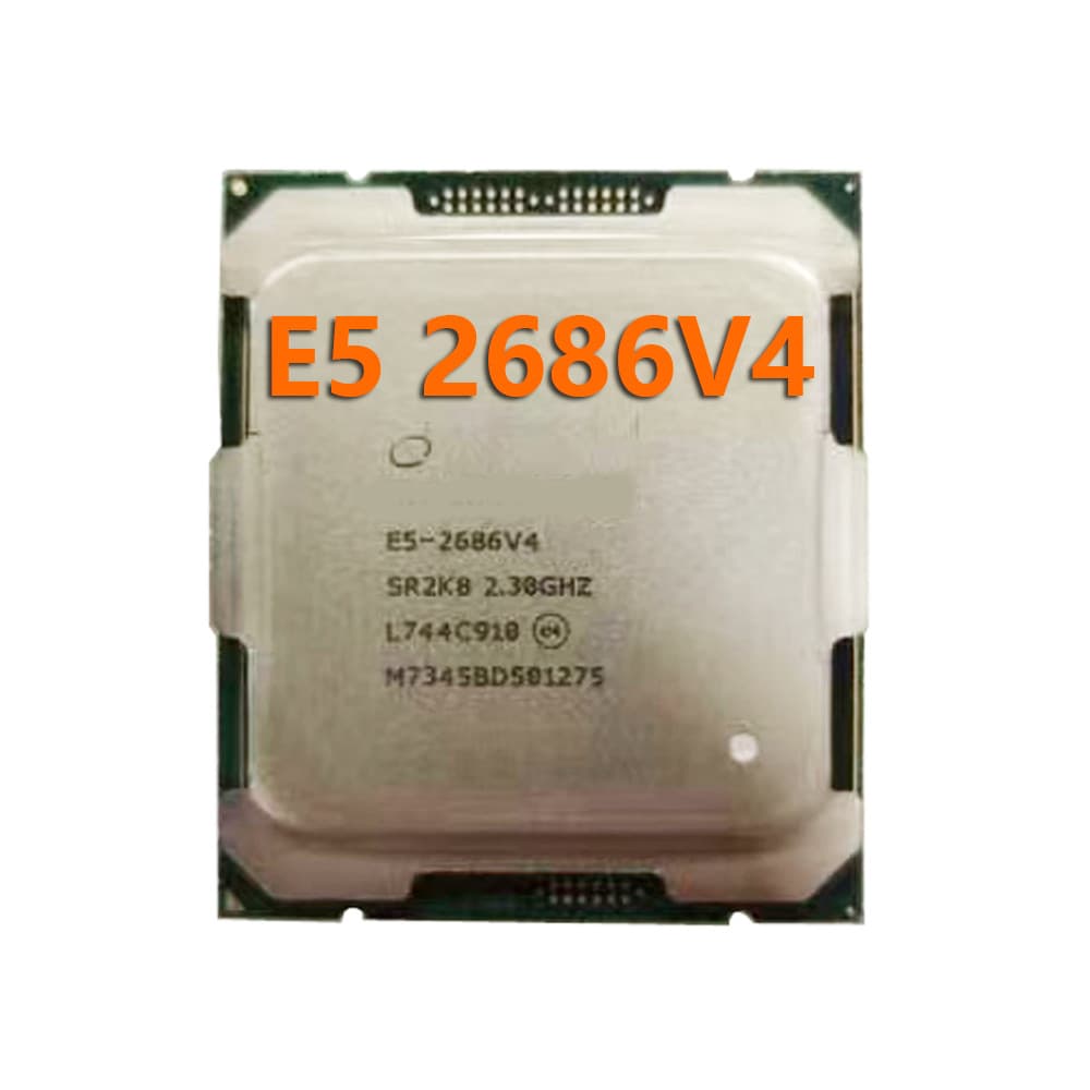 Xeon E5 2686V4 CPU Pull Support DDR3 DDR4 18 Cores 36 Threads 2.3GHz Base Frequency