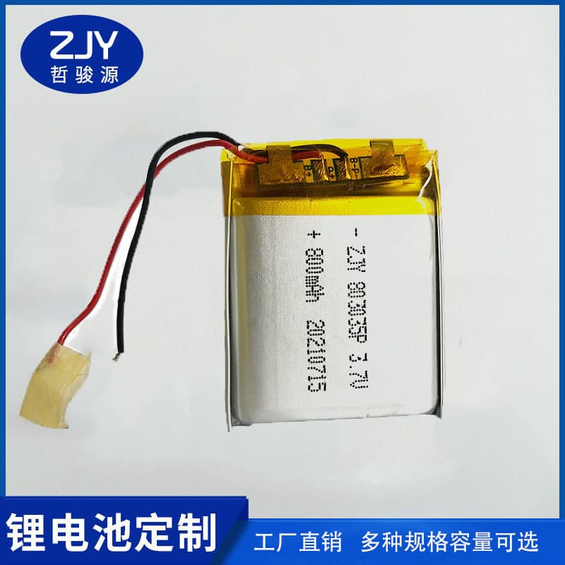 803035 Polymer Battery 3.7V for Electric Toys 800mAh High Capacity Rechargeable Lithium Battery Factory Wholesale