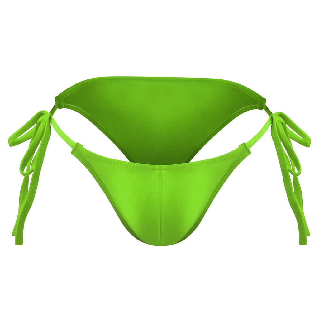 Tzy022S-1 Men's Sexy Underwear Briefs Wholesale Opaque Swim Fabric Low-Rise Tie-Side Triangle Briefs