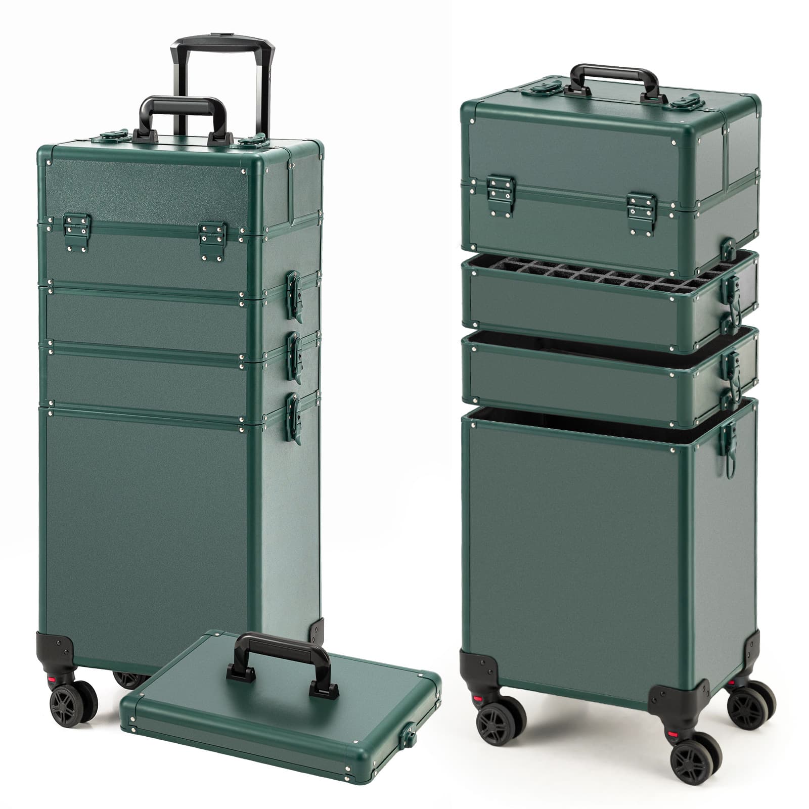Four-Layer Trolley Makeup Case Multifunctional Cross-Border Special Cosmetic Case