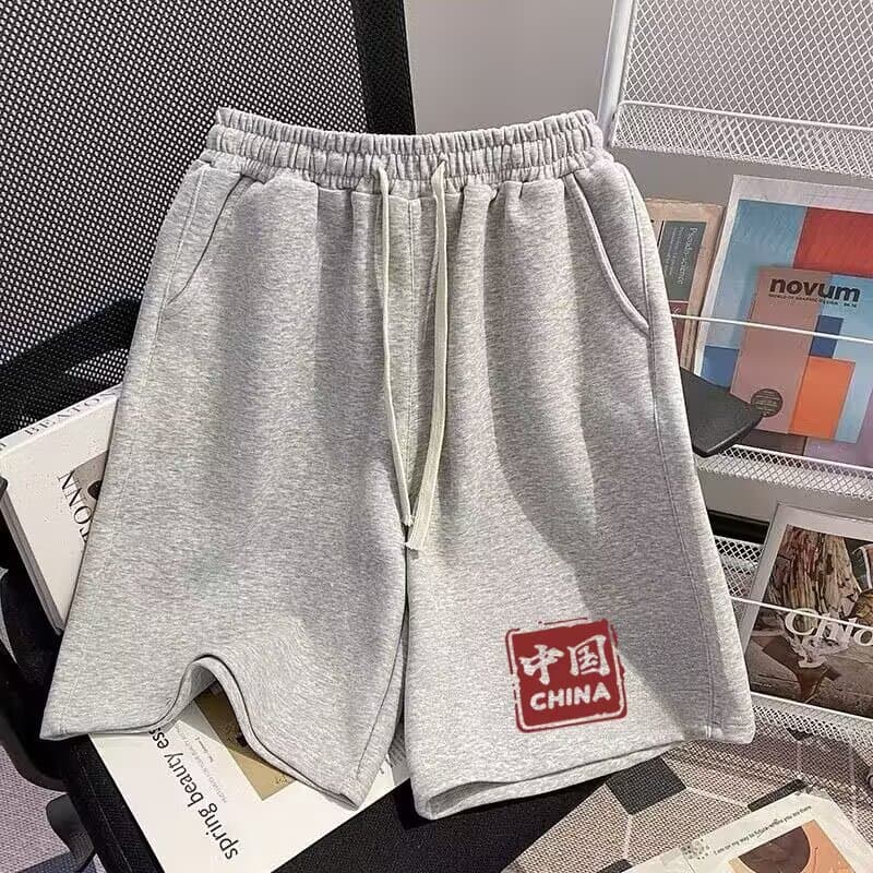 Fat Man 300 Jin Plus Size Shorts for Men, Summer Casual Thin Printed Five-Point Shorts, Big Guy Loose Shorts