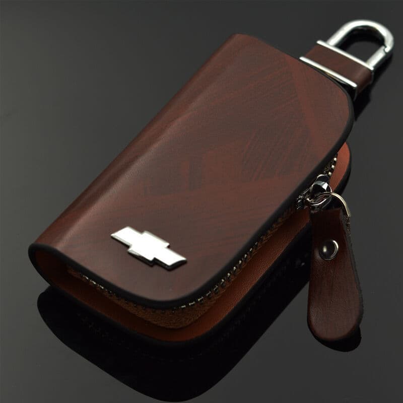 New Export Car Key Case Universal Leather Key Holder with Custom Logo Option