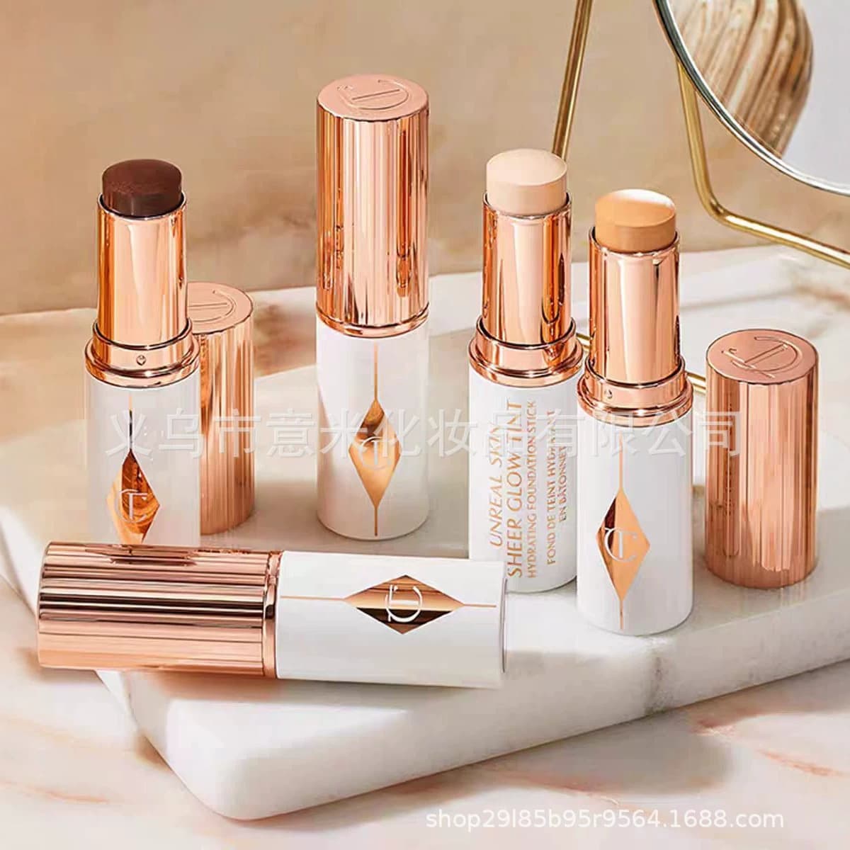 Cross-border Exclusive CT Foundation Stick Glow Base Stick CHARLOTTE TILBURY Highlighter Concealer