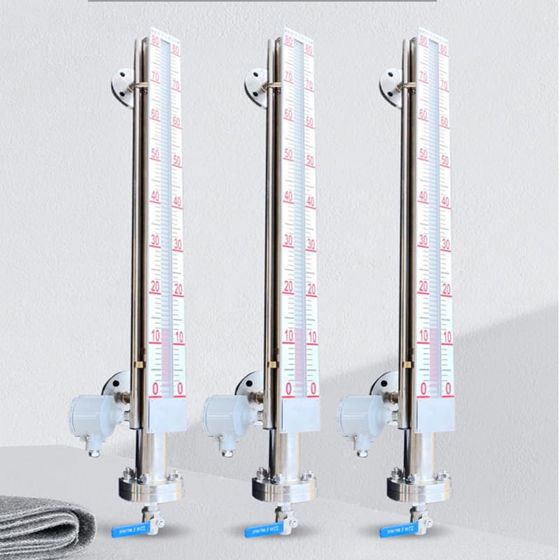Magnetic Level Gauge Water Level Indicator Stainless Steel with Remote 4-20mA Oil Level Boiler Water Top Mount Side Mount Level Gauge