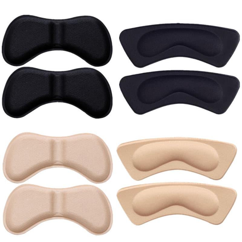 Heel cushion sponge anti-blister pads, thickened foam half-size insoles, leather shoe heel pad manufacturer