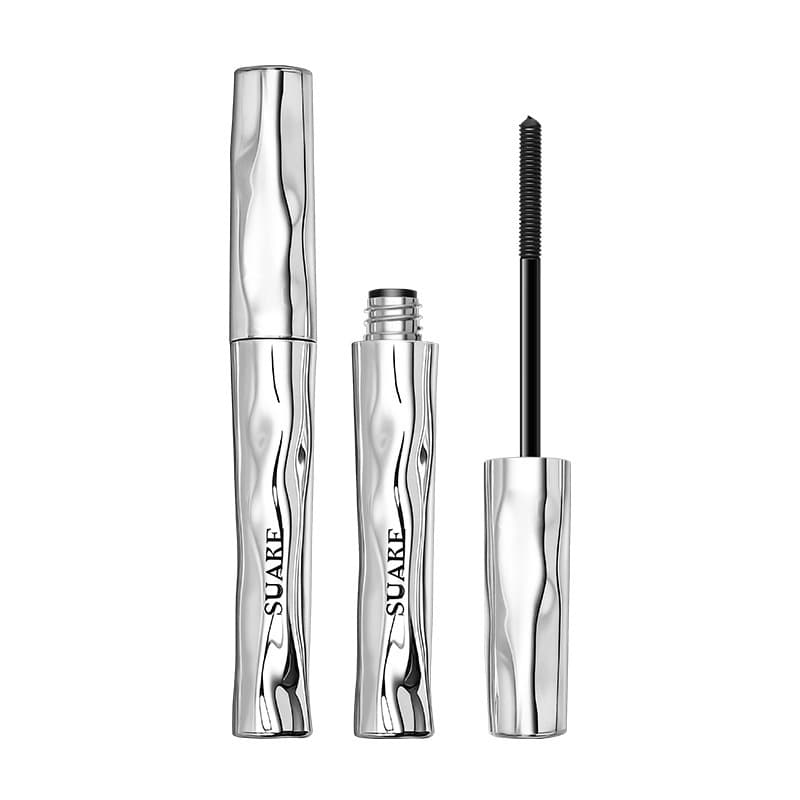 AUAK SUAKE Silver Tube Mascara Volumizing Curling European and American Makeup In Stock Waterproof Sweatproof Not Easy to Smudge