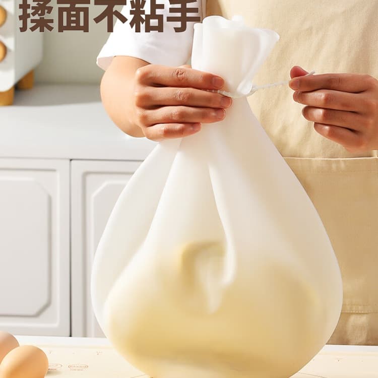 Food grade silicone dough bag thickened household dough and dough bag high temperature resistant non-stick hand kneading dough