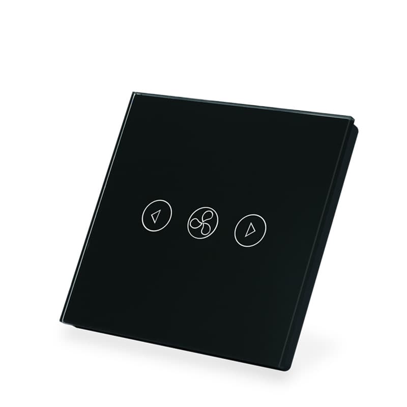 European Standard Model 86 WiFi Graffiti Smart Home Speed Control Fan Switch Mobile App Remote Control Fanswitch