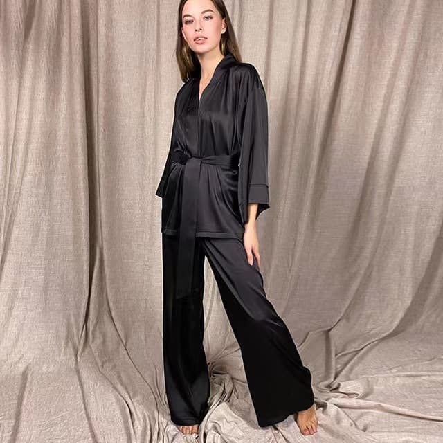 Cross-border Sales Bodycon Strap Sleep Dress for Women with Leg Garter, Black Sheer Nightgown, Youth Style