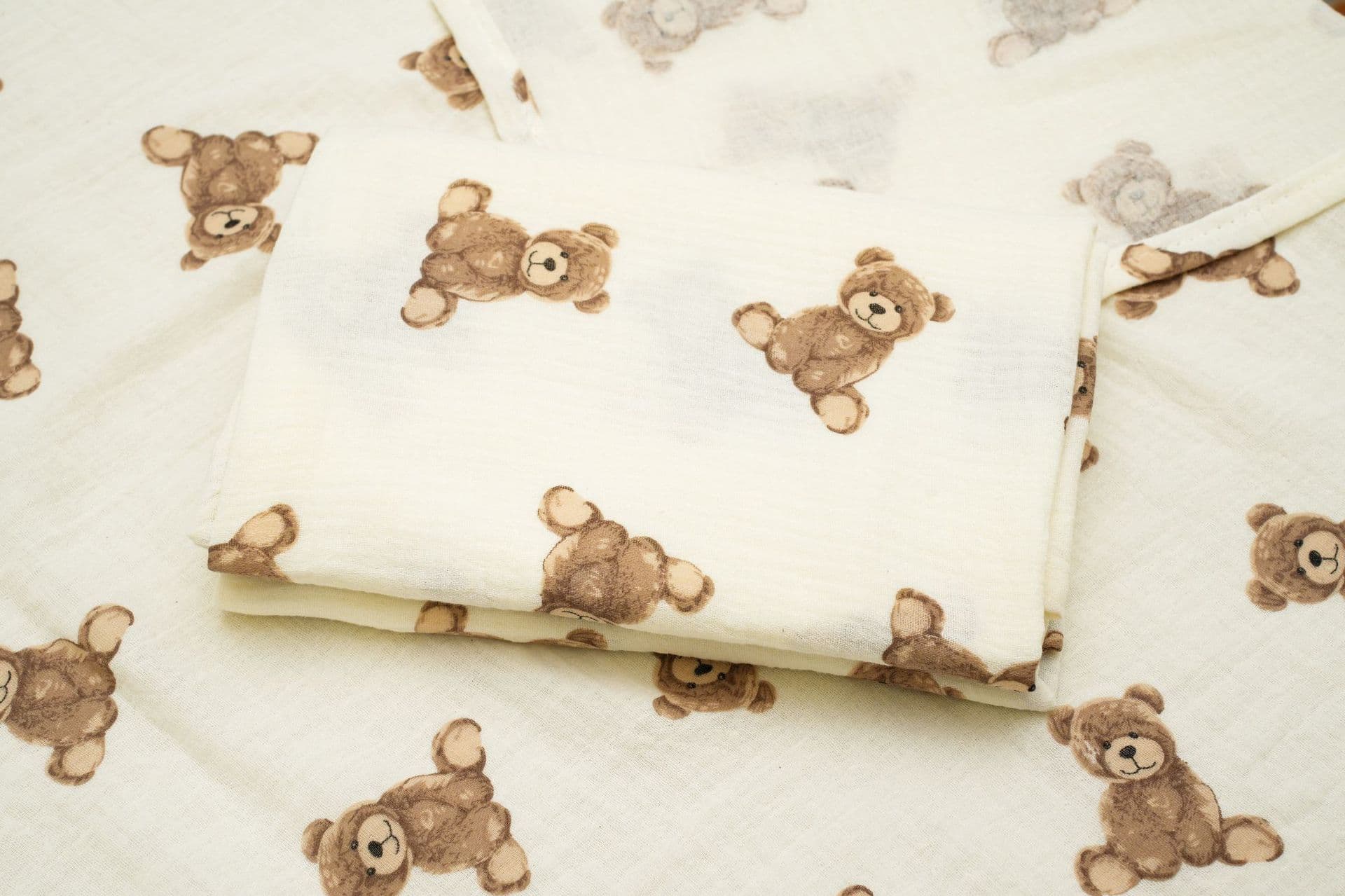 Newborn Baby Swaddle Blanket Class A Pure Cotton Gauze Swaddle Wrap Double-Layer Delivery Room Infant Toddler Pure Cotton Kindergarten Blanket