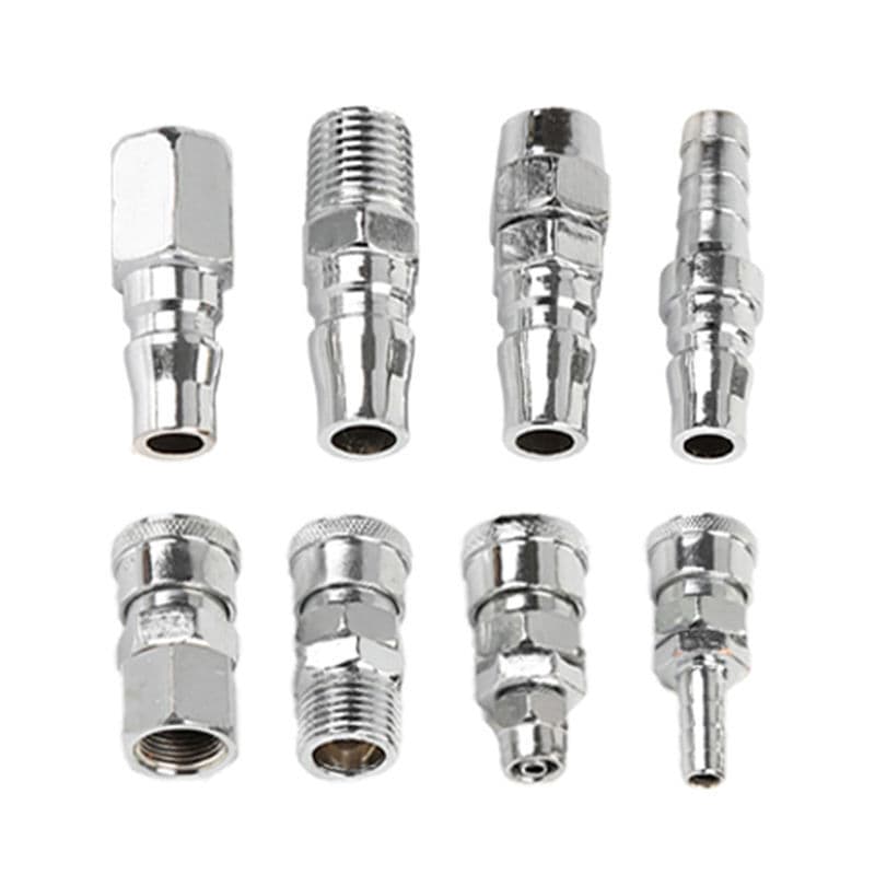C-Type Pneumatic Tube Connector PU Air Hose Quick Connect for Air Compressor, Male/Female Quick Plug
