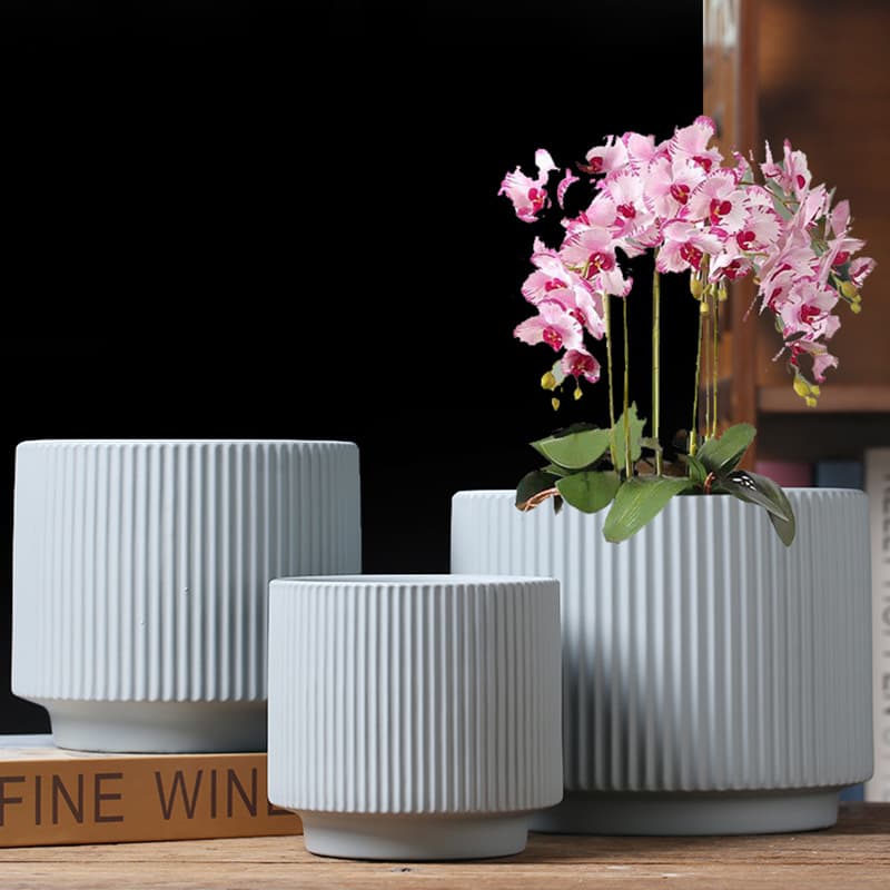 Wholesale Direct Ceramic Flower Pot, Specialized for Phalaenopsis Orchids, Discounted Price, Home Use, Living Room, Cross-border Amazon Drop Shipping