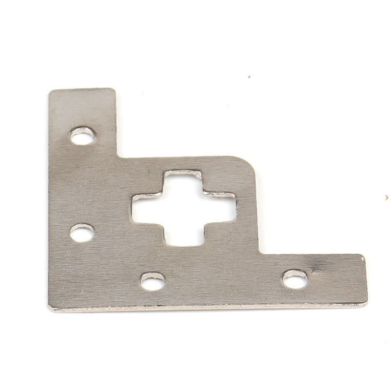 New five-hole corner code cross-stitch photo frame right-angle fixed-angle iron cross-corner code L-shaped connecting piece hardware accessories