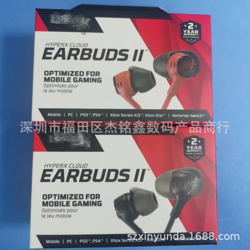 For HyperX Cloud Earbuds 2 In-Ear Gaming Headset for Esports, PUBG, Voice Calls