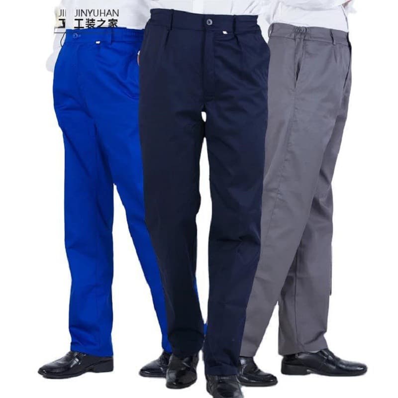Work Pants Long Trousers Mechanic Factory Handling Wear-resistant Dirt-resistant Gray Work Pants