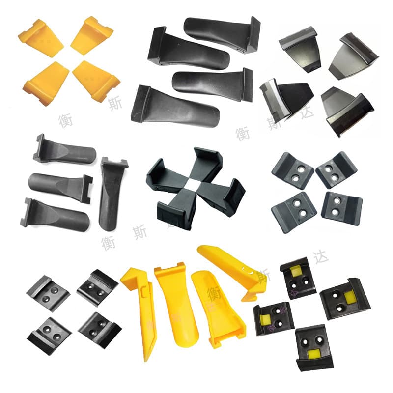 Tire Changer Accessories, Tire Removal Machine Claw Protective Cover, 4-Piece Set Car Tire Clamp Plastic