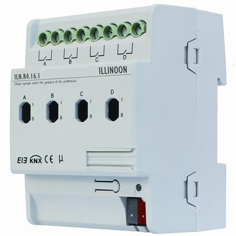 KNX 4-Channel 16A Intelligent Lighting Switch Actuator ILN.R4.16.1