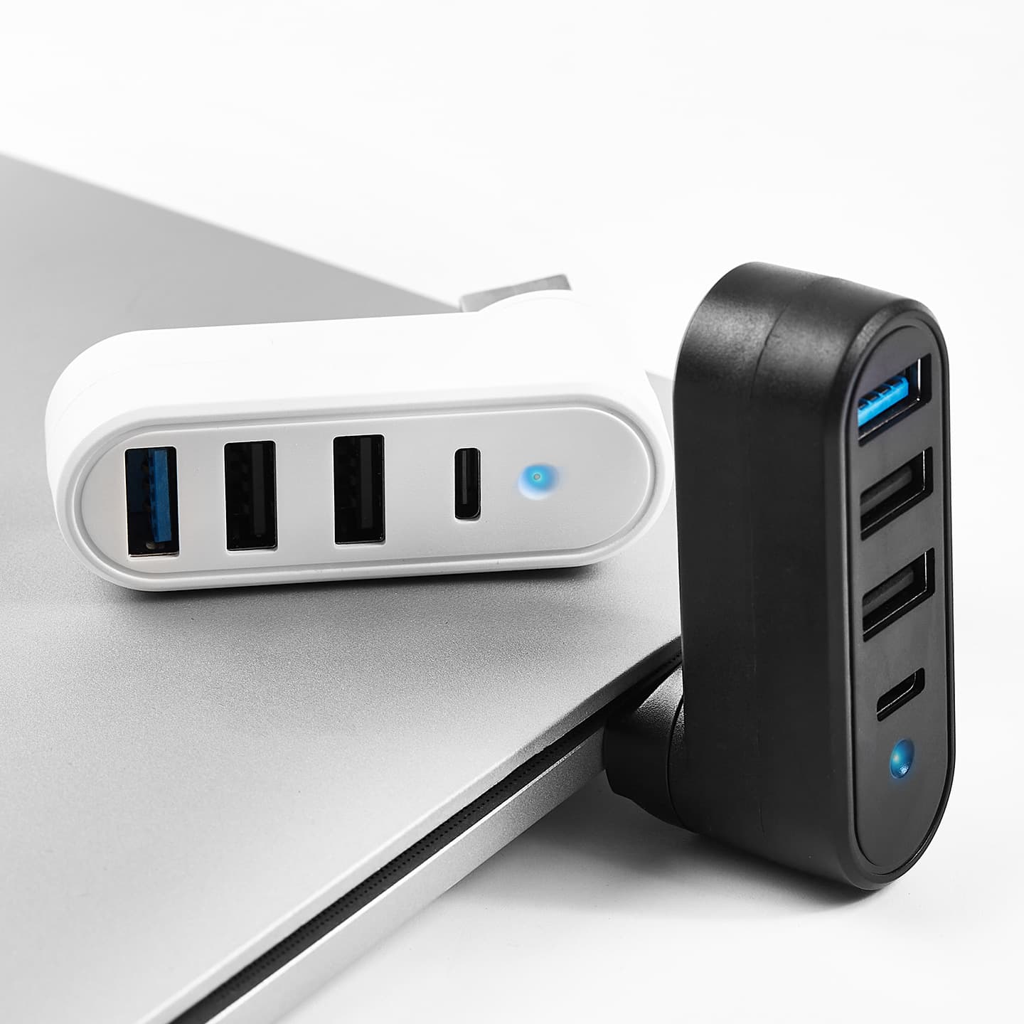 Usb-C Hub 4K Portable 3.0 Expansion Hub Rotating Compact Splitter