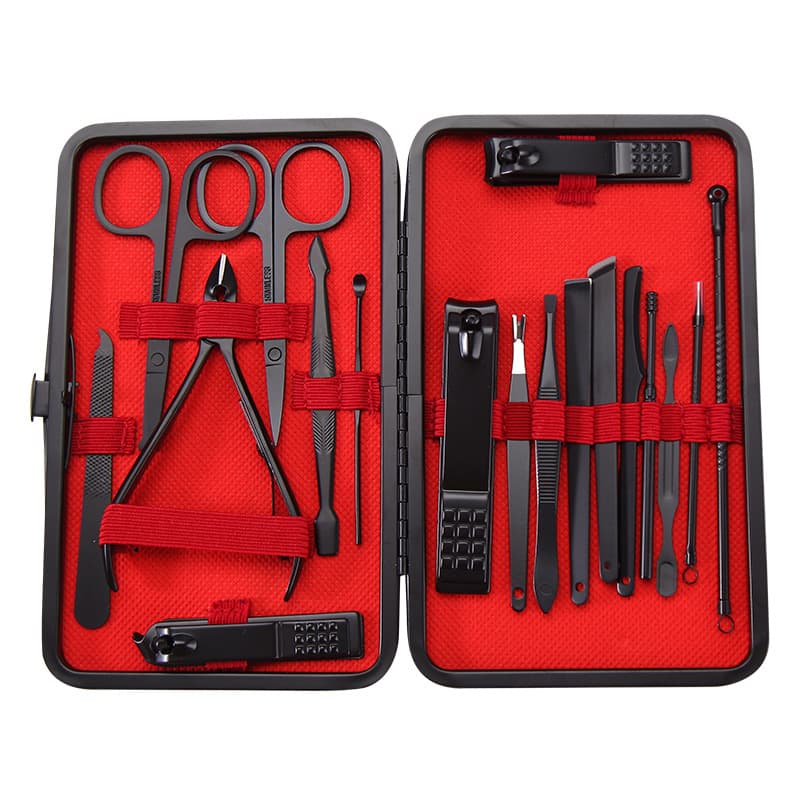 Nail Clipper Set, Complete Stainless Steel Nail Clippers and Manicure Set, Household Stainless Steel Nail Care Tools