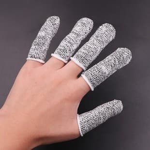 Elastic Wear-Resistant Thumb Knife Picker Carving Anti-Cut Finger Cover Anti-Cut Finger Sleeve Work Protection Finger Cot