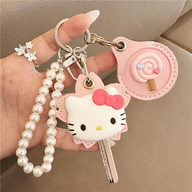 Waterdrop Key Card Holder Cute Protector Mini Elevator Keychain Cartoon New Style Residential Sensor Round