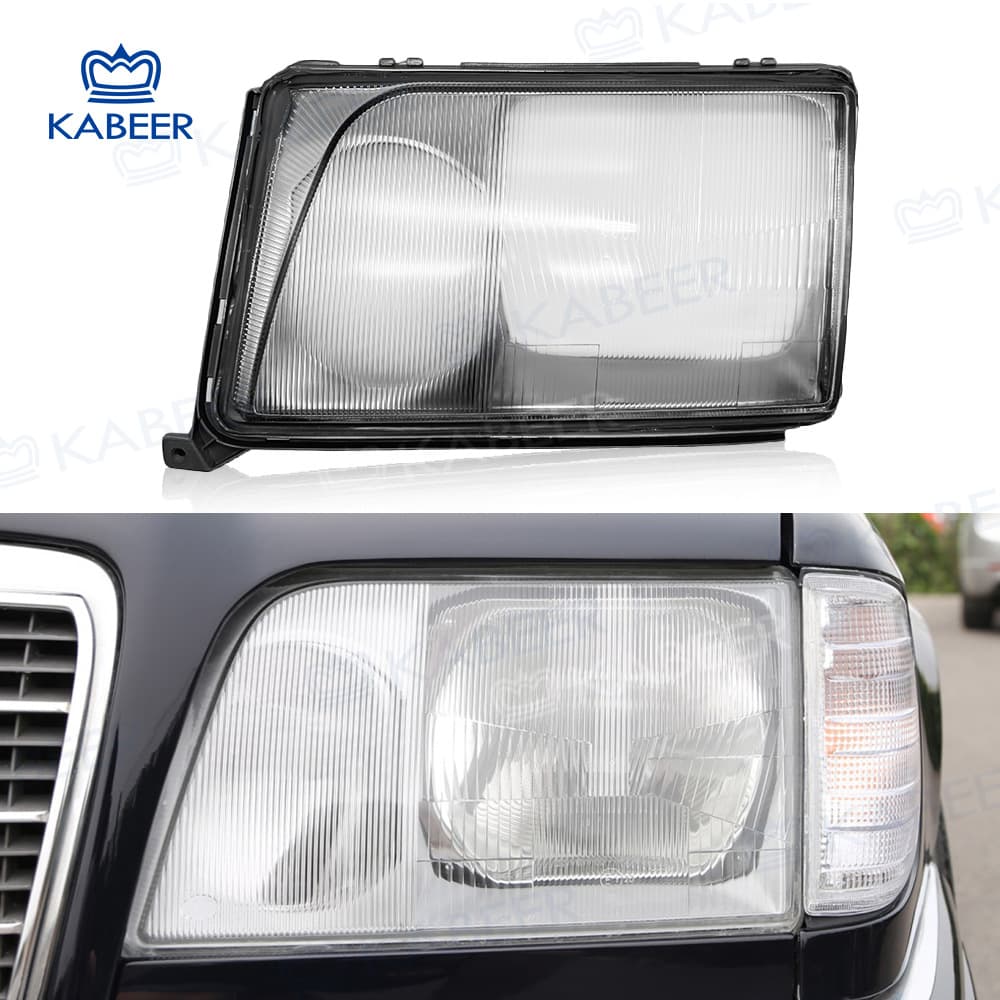 Applicable to 85-96 Mercedes-Benz E-Class W124 Lamp Housing Cover 1248202761 1248209359 Mask Lens