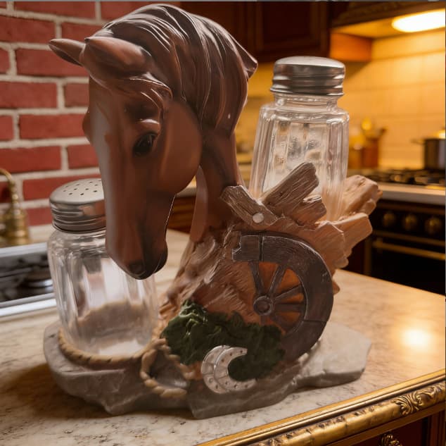 Successful pepper bottle pepper bottle statue horse seasoning bottle sculpture ornaments decorative gifts niche high-end sense
