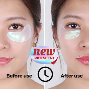 Cross-border Color-Changing Green-to-Transparent Collagen Eye Mask, Dissolvable, Thins with Wear, Whitening to Transparent Eye Patch