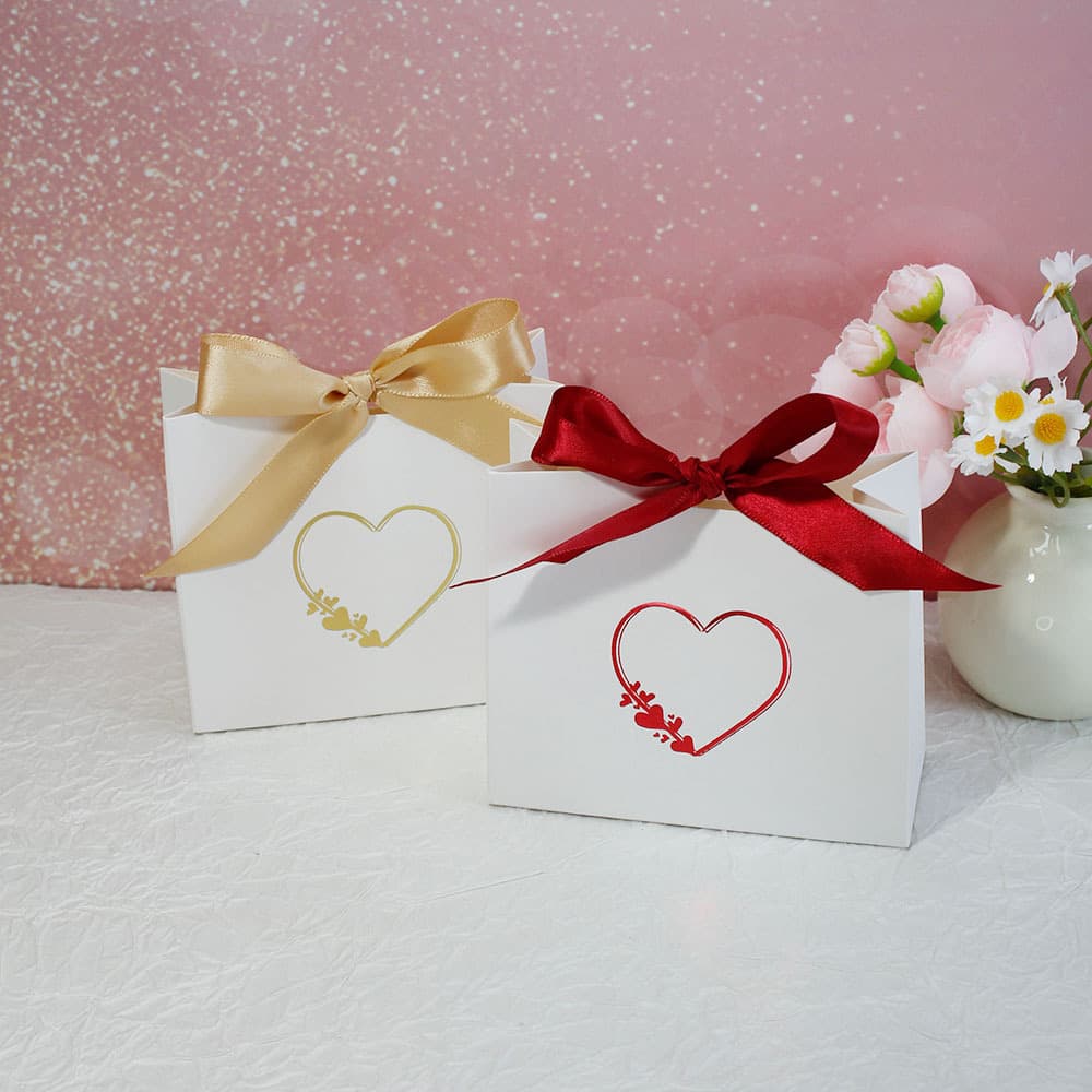 Cross-border Valentine's Exquisite Mini Gift Box, Wedding/Party Heart-Shaped Candy/Chocolate Present Box
