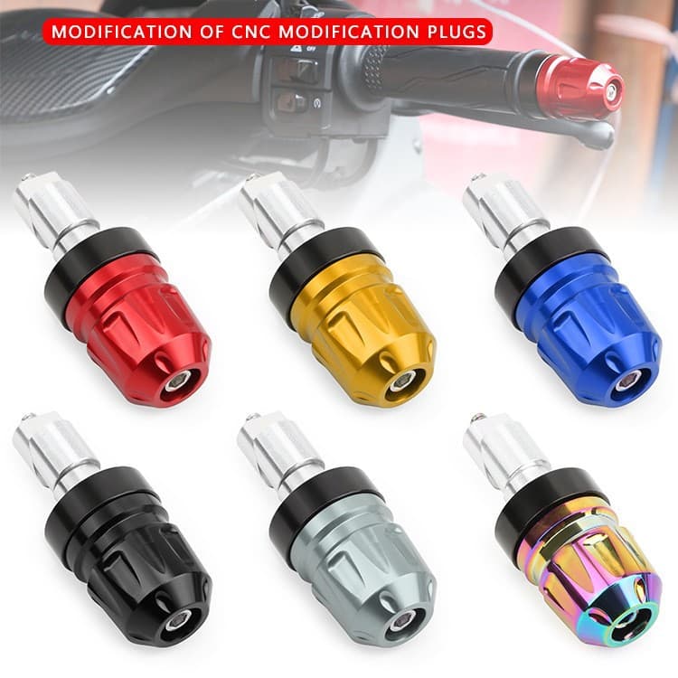 Motorcycle modification parts suitable for Yamaha NMAX155 aluminum alloy weighted handlebar plug balance terminals