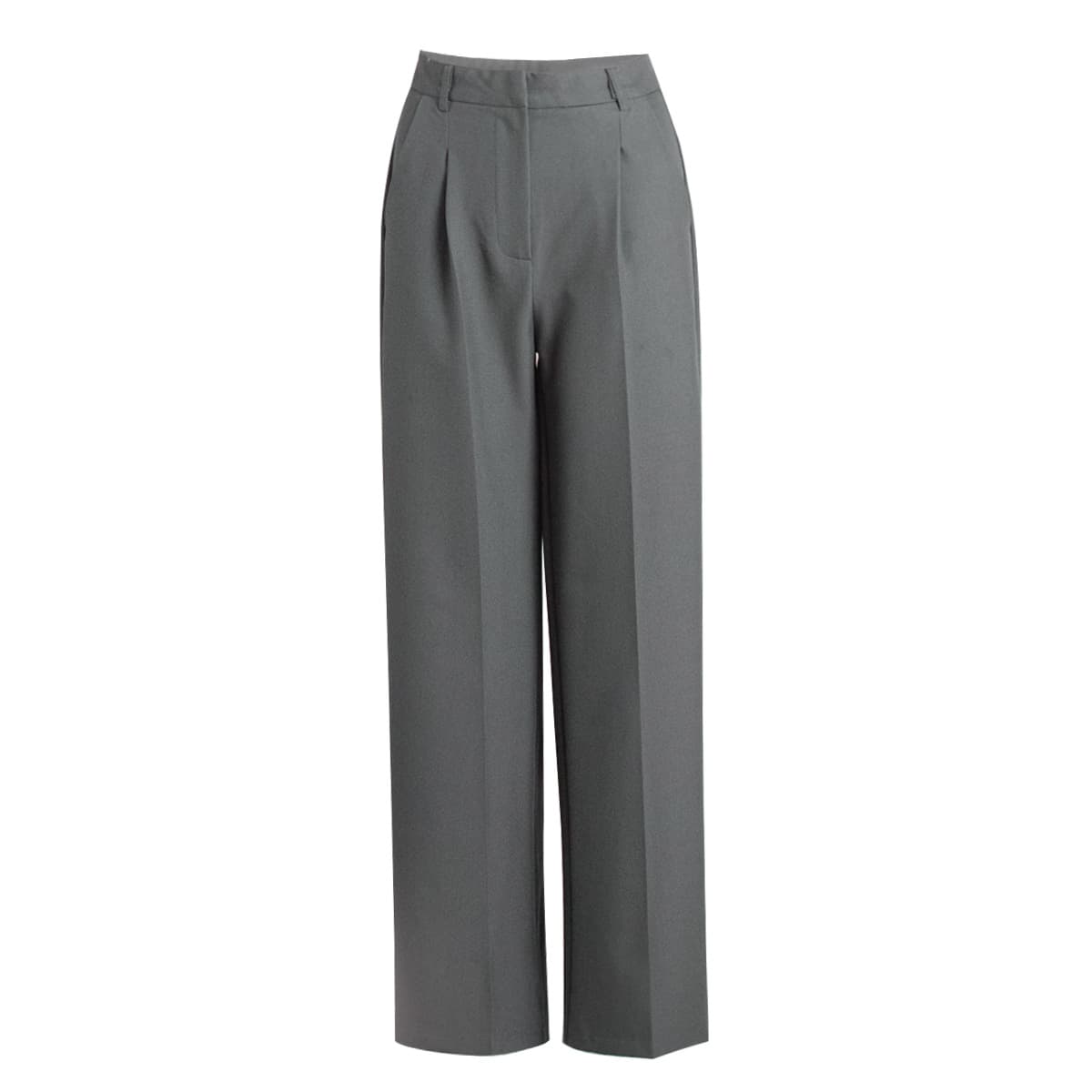 Overseas Women's Casual Straight-Leg Suit Trousers 2025 Spring/Summer New Arrival, Office Wear Loose Long Pants