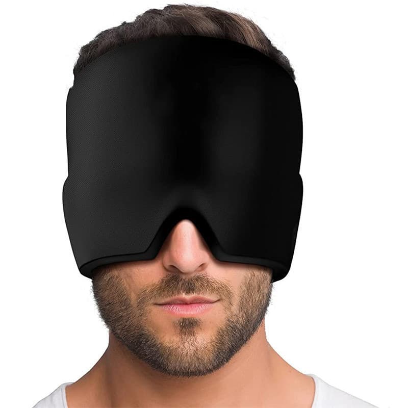 Factory Supply Wholesale Amazon Best-Selling Gel Ice Head Wrap Cold Compress Head Cap Ice Eye Mask Cold Therapy Cap