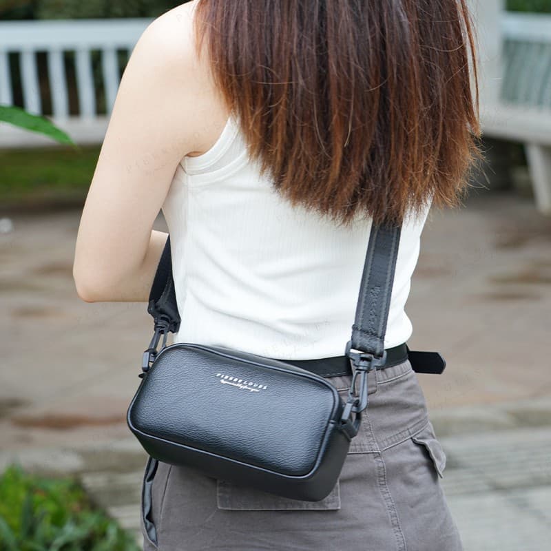 2025 New Fashion Small Square Bag Candy Color Soft Surface Large Capacity Bag Korean Style Minimalist Shoulder Crossbody Bag for Women