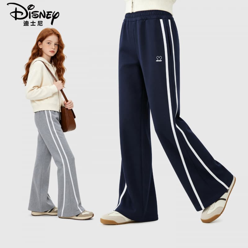 Girls' Pants Fall 2026 New Children's Flared Pants Girls Teen Casual Sports Trousers Stylish Kids' Clothing